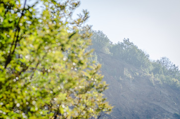 The walls of the mountain Fruska Gora in Serbia