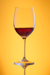 Dessertwein süß im Weinglas
