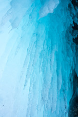 Icicles on Lake Baikal