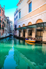 Fototapeta na wymiar Gondola in Venice, Italy