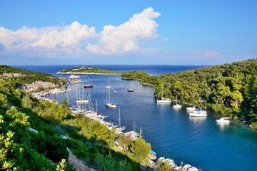 Obraz na płótnie Canvas Greece,island Paxos-view of the island Panaghia