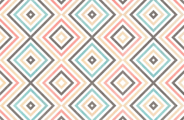 Watercolor geometrical pattern.