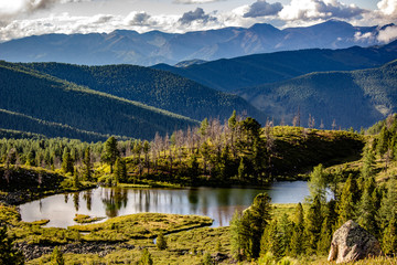 Fototapeta premium lake in mountains