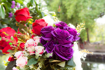 Beautiful rose of artificial flowers, Artificial Pastel rose flowers