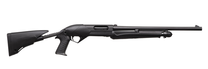 Shotgun isolated on white