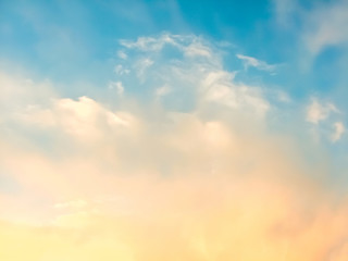 View of the clouds  through a  light filter 3