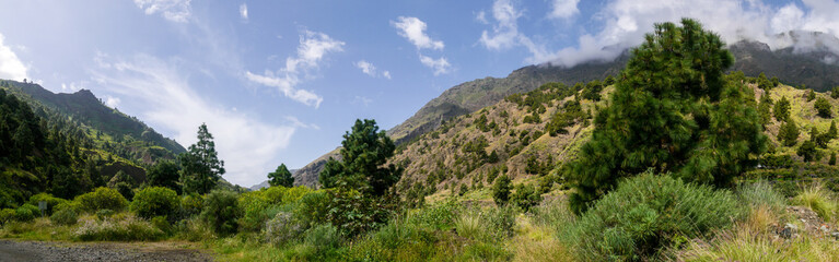 Fototapeta na wymiar Wundervolle Landschaft auf La Palma
