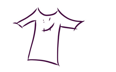 vector illustration of shirt