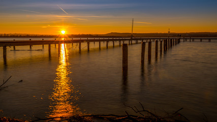 Obraz premium Bootssteg