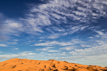 Fantastic view of Erg Chebb, Sahara desert