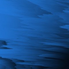 Obraz premium Abstract blue with black digital screen glitch effect texture.