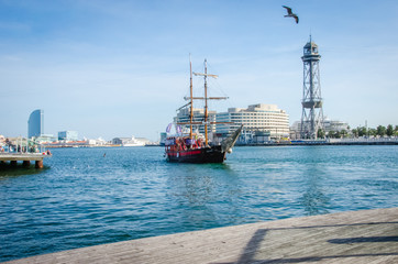 Obraz premium Barcelona's Port