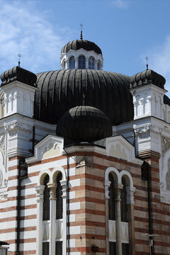 Closeup Synagogue in Sofia