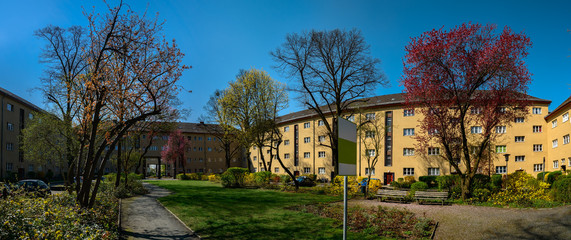 Obraz premium Bau- und Gartendenkmal: Der Oberlandgarten in der Berliner 
