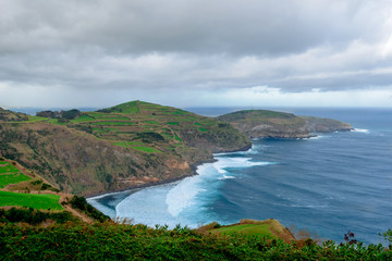 Fototapeta na wymiar Beautiful View over Atlantic Ocean, Azores