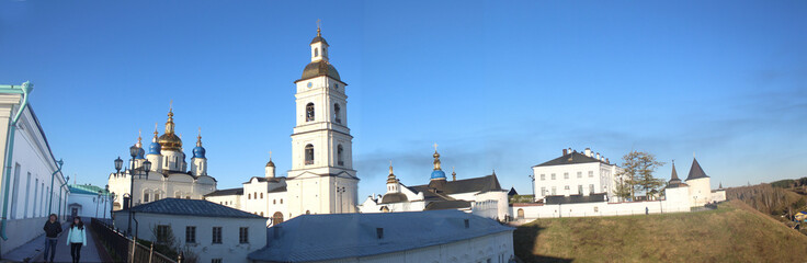 Fototapeta na wymiar View over Tobolsk kremlin