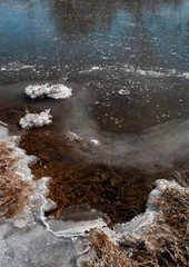 484-10 Ice Patterns at River's Edge