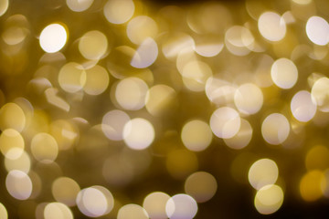 Blurry defocused light bokeh abstract background.