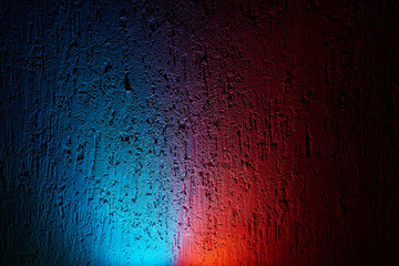 Background divided by two colors of blue and red