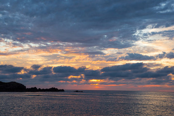 Dramatic cloud formations at sunset near Punta de Mita, near Bucerias Mexico