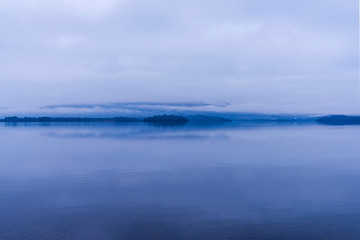 Loch Lomond Misty Morning View