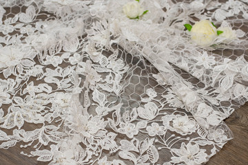 The texture of lace