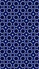 Naklejka premium Ornate geometric pattern and abstract colored background