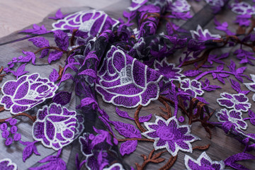 Purple Lace Background