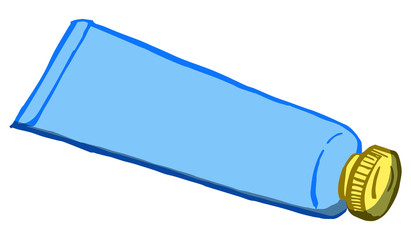 Tube. Sketch-Style Icon. Symbol. Sign. Stock Vector Illustration. Transparence. White Isolated.