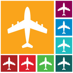 Plane icon simple