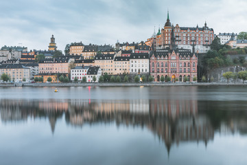 Fototapeta na wymiar Sodermalm in Stockholm, Sweden