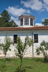 Fototapeta na wymiar Church of Saint George known as the Church of Reverend Stoyna at Zlatolist Village, Blagoevgrad region, Bulgaria