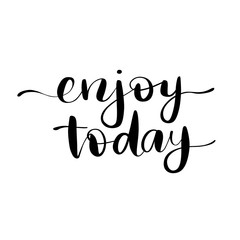 Vector hand drawn lettering phrase. Modern brush calligraphy for blogs and social media.