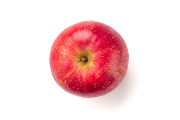 Fresh red apple isolated on white. With clipping path