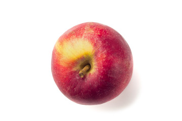 Fresh red apple isolated on white. With clipping path