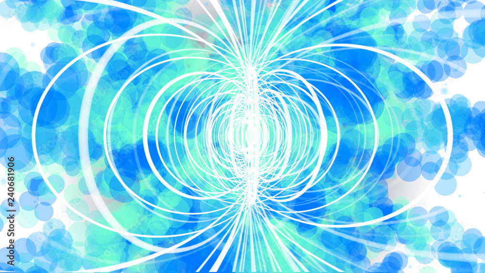 Poster abstract polygonal space. network connection structure. digital data visualization. big data digital