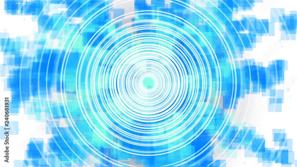 Poster abstract polygonal space. network connection structure. digital data visualization. big data digital
