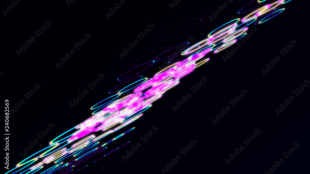 Poster abstract polygonal space. network connection structure. digital data visualization. big data digital