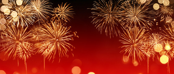 Wunderschönes Feuerwerk