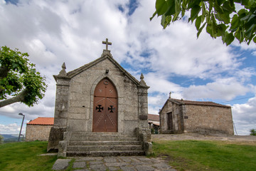 Fototapeta na wymiar view of the Belmonte chapel , Portugal