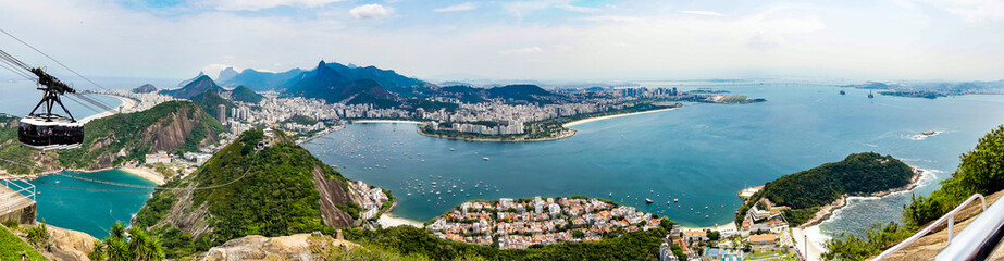panorama of the Guanabara bay Ian Rio de Janeiro 