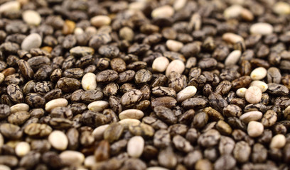 Chia Seed Background (Salvia Hispanica).