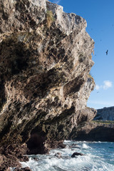 Rock formations on the Islas Marietas in Bucerias Bay, Mexico