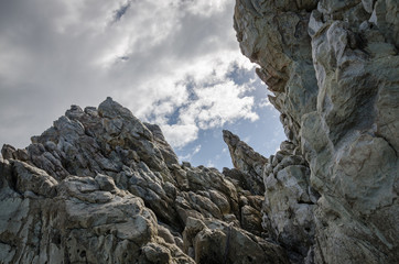 rock and sky