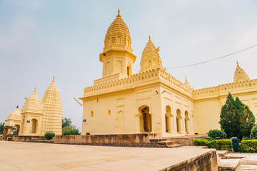 Fototapeta na wymiar Jain group of temples in khajuraho, India