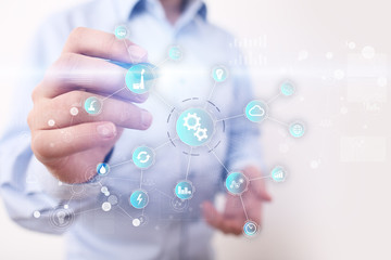 Business process Automation, Smart industry 4.0. Internet of things and software development.