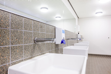 sink on the wall