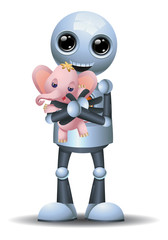 little robot hug toy