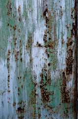 Colorful background on old rusty metal metal texture