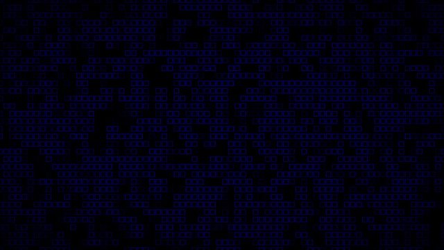 Subtle Cascading Matrix Animation [4K Seamless Loop] (Blue)
